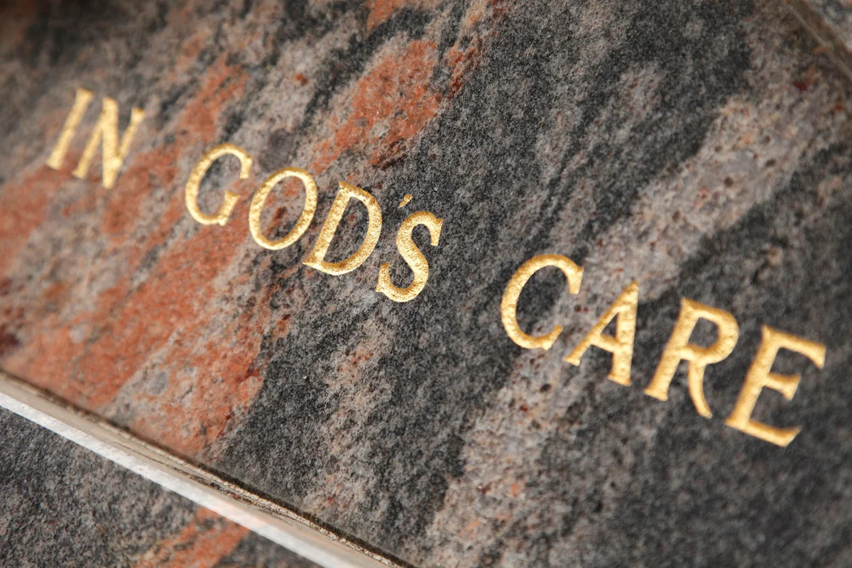 Engraved Headstone