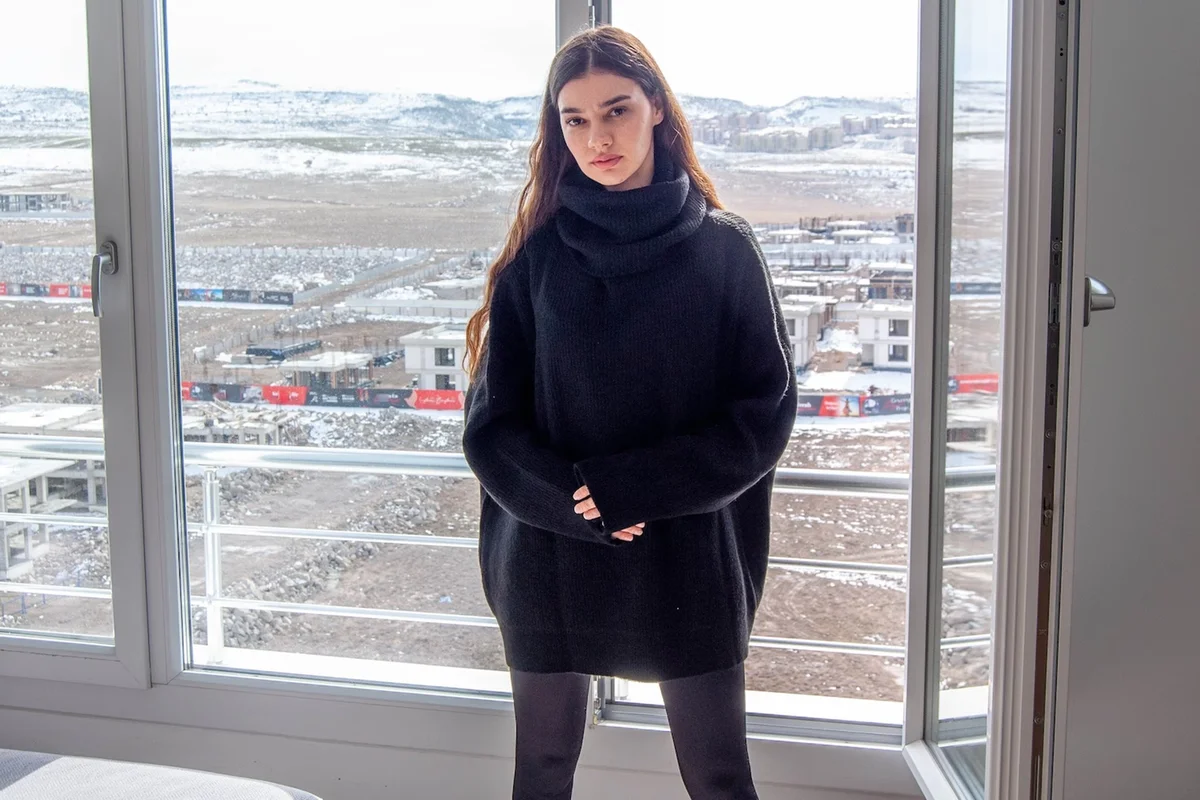 Alpaca Wool Turtleneck Slouchy Oversize Sweater