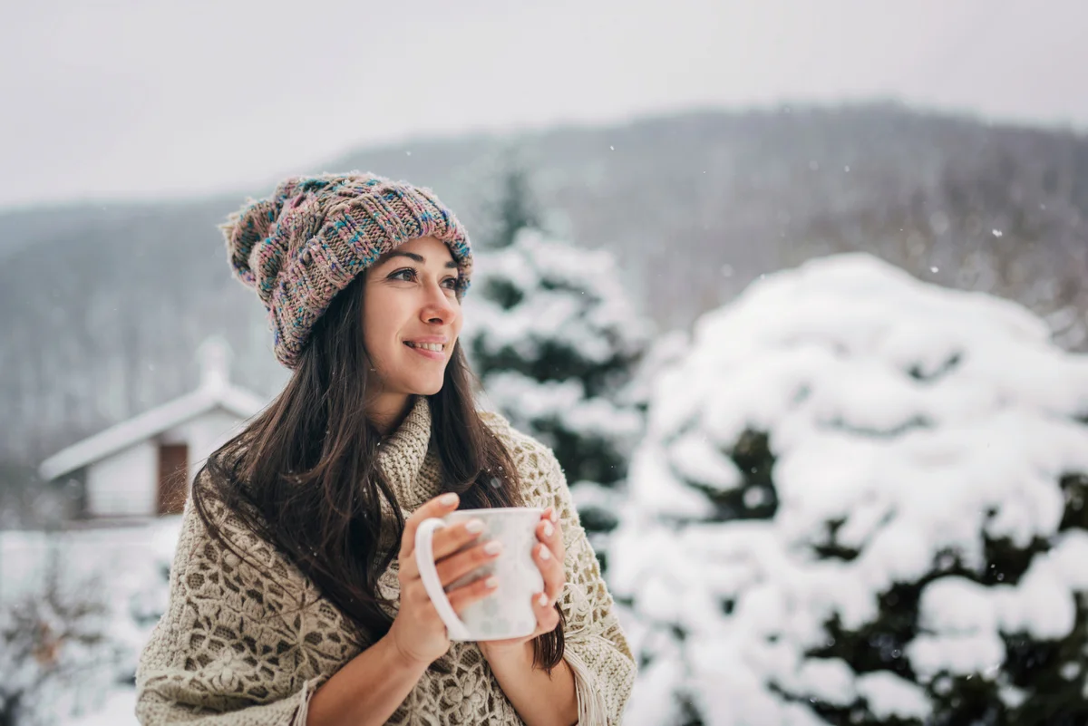 drinking tea
