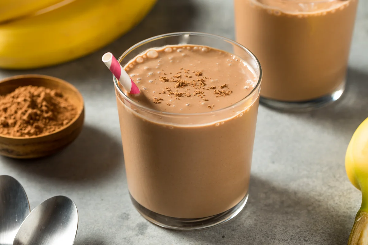 choco-banana smoothie