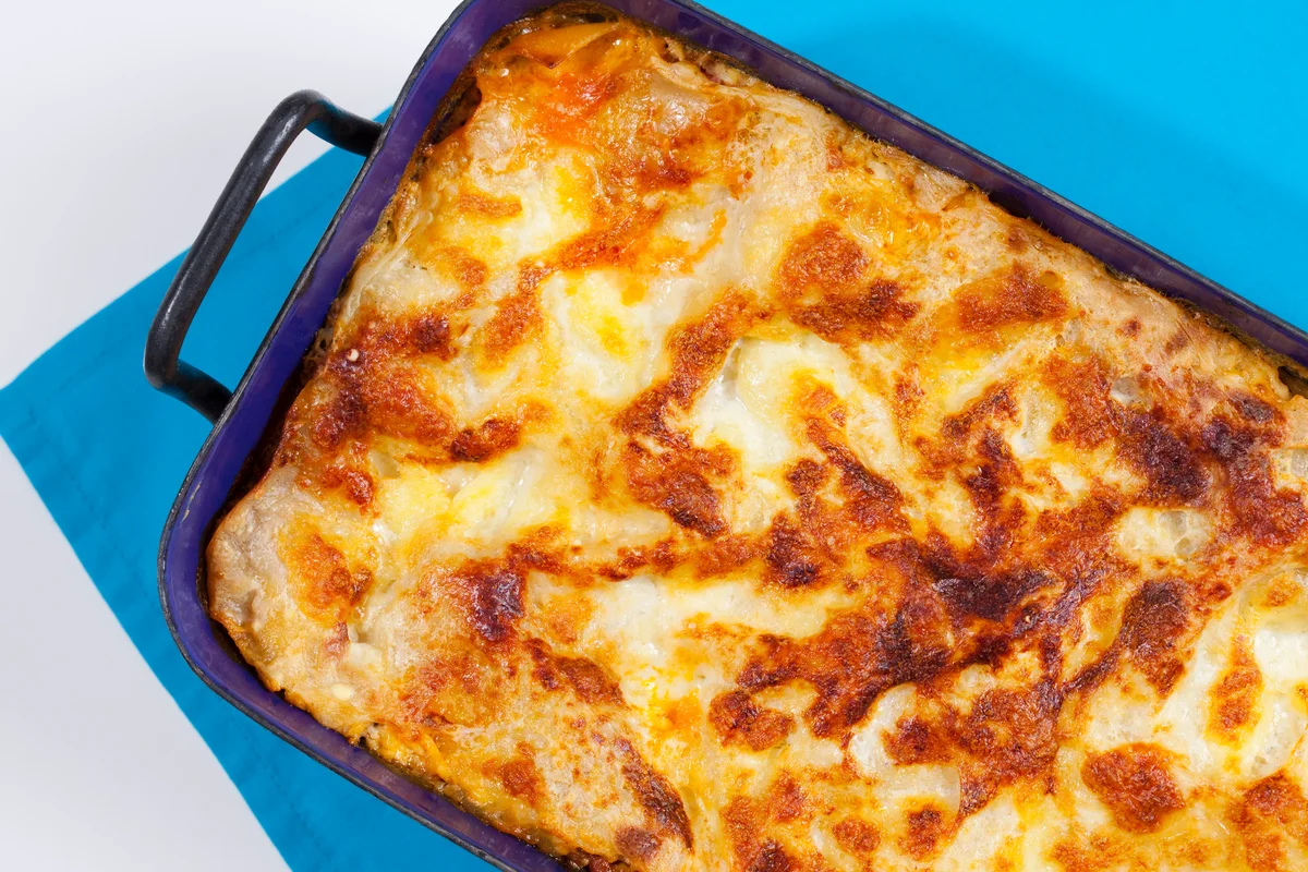 pan of lasagna