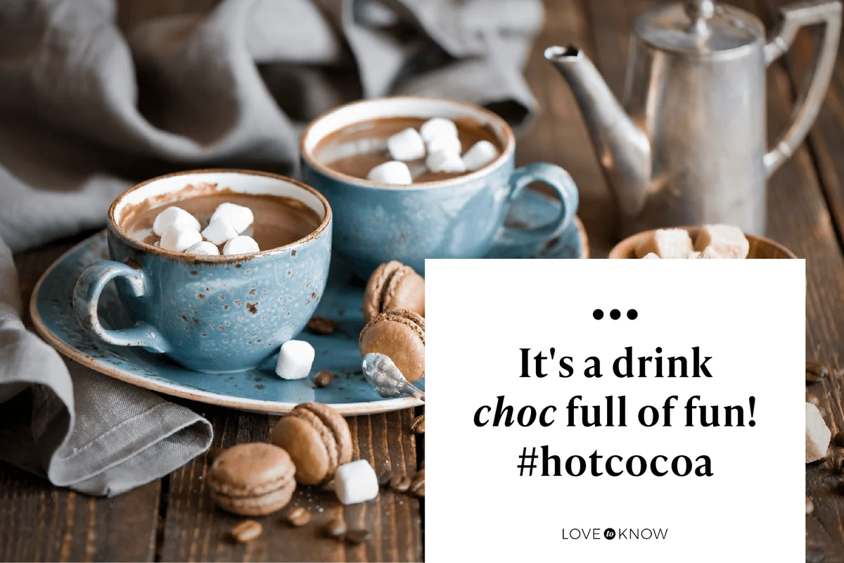 It's a drink choc full of fun! #hotcocoa