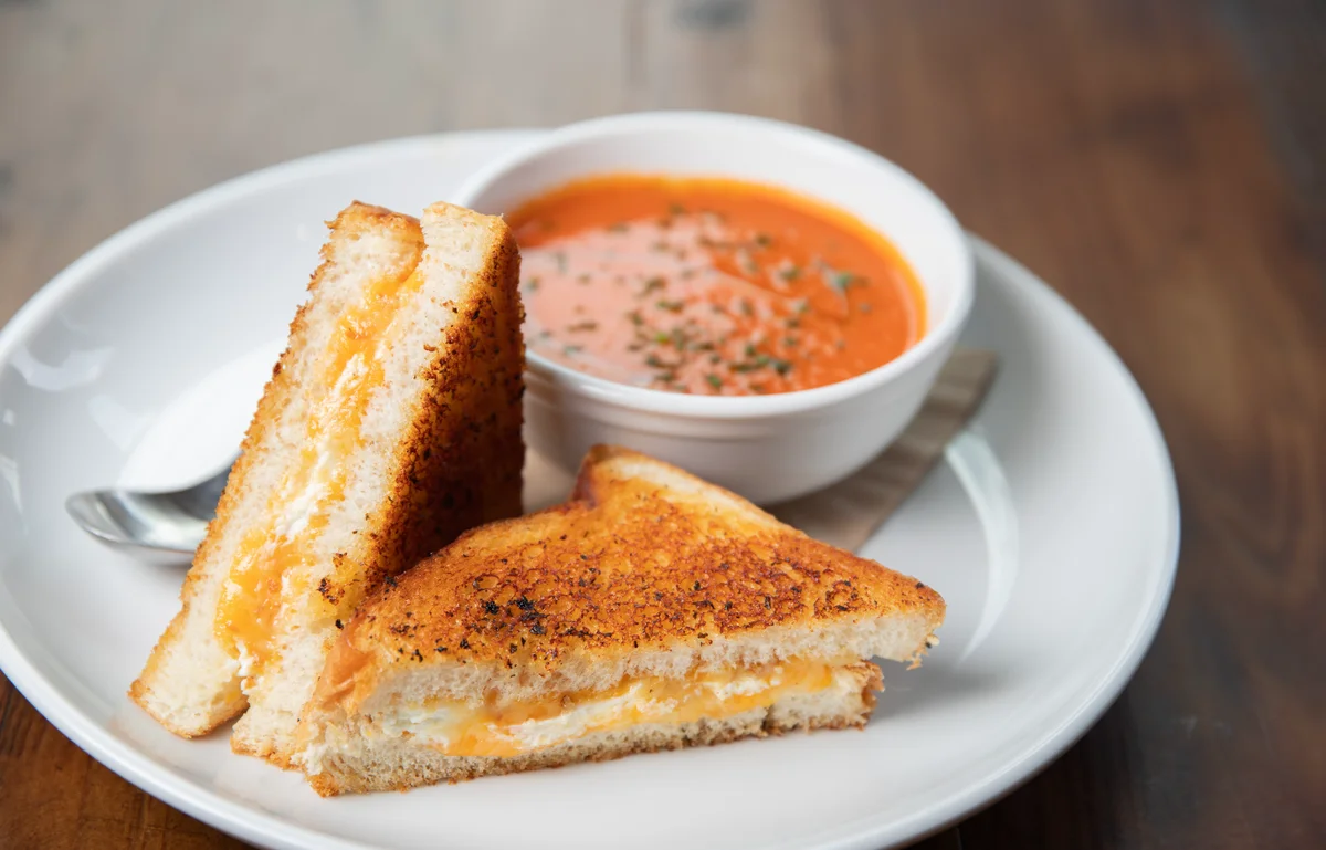 grilled cheese and tomato soup