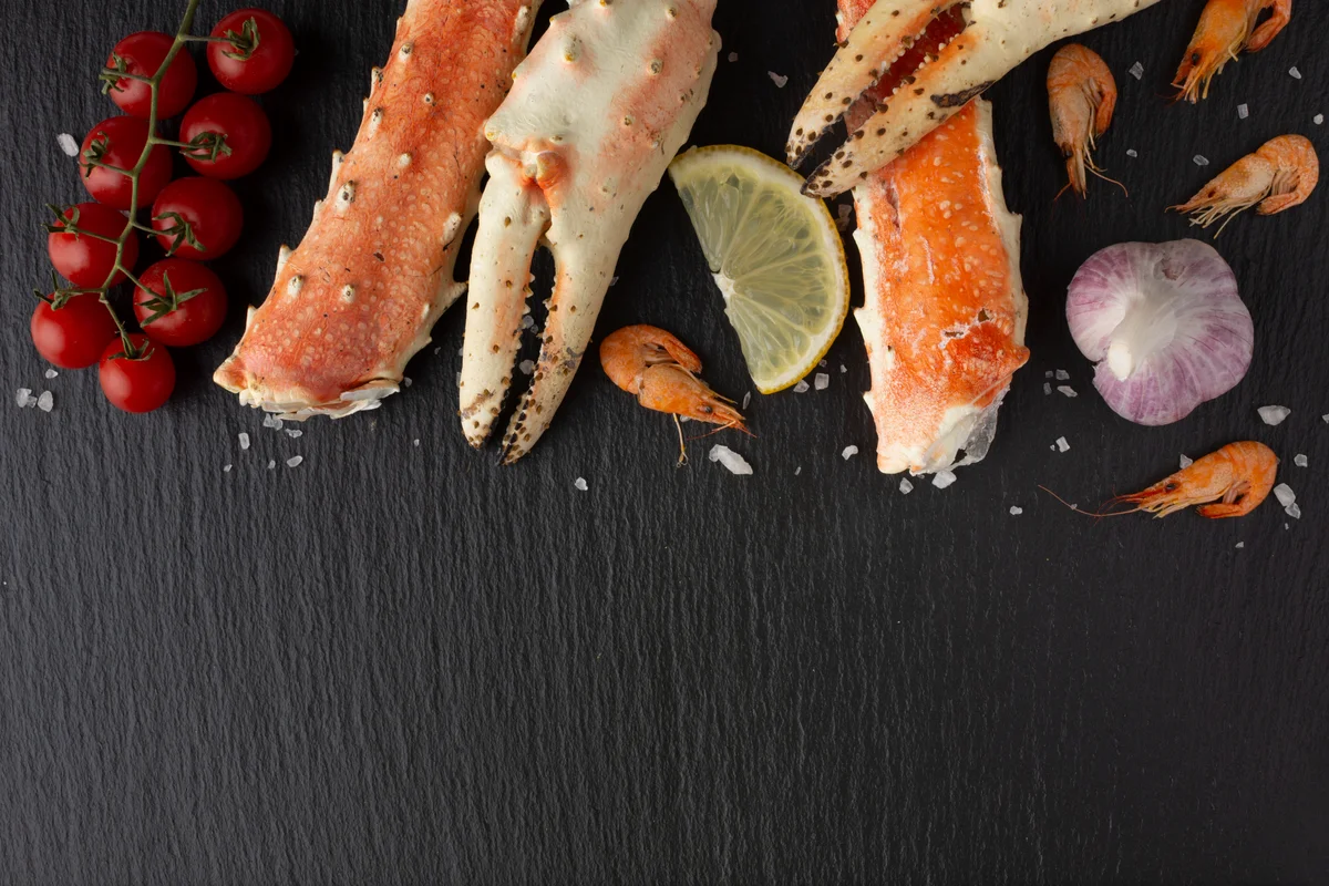king crab legs and claws