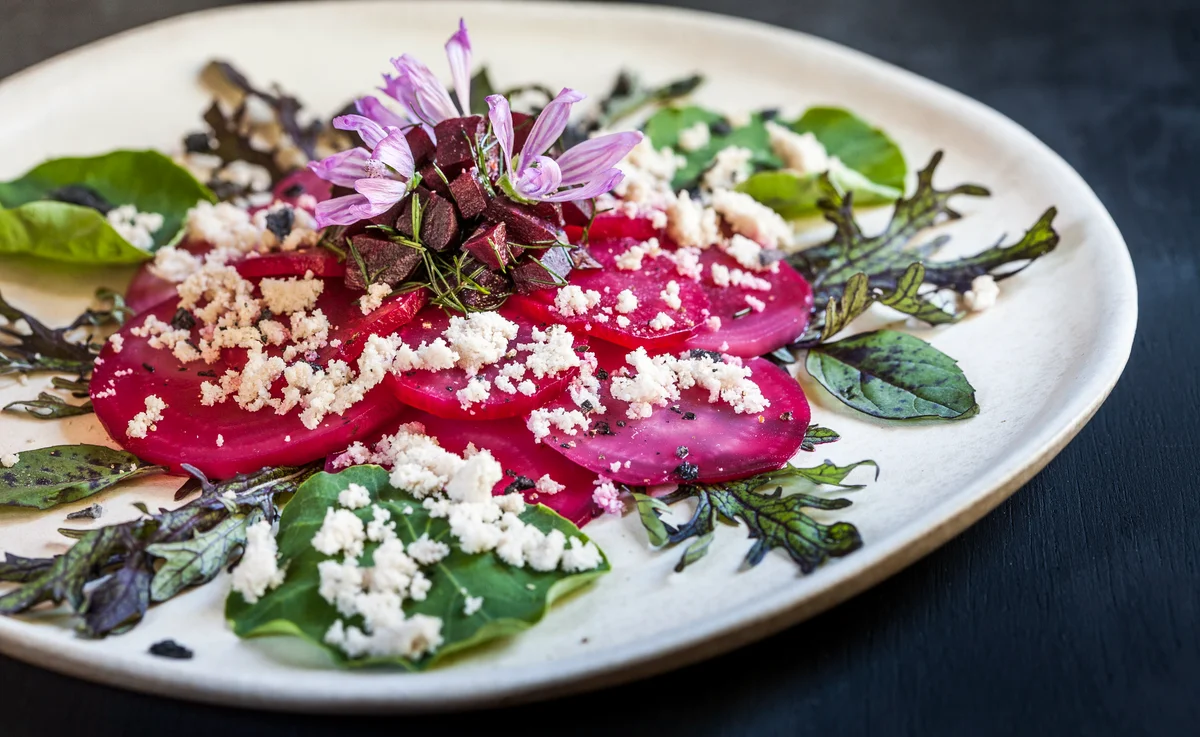 beets and goat cheese
