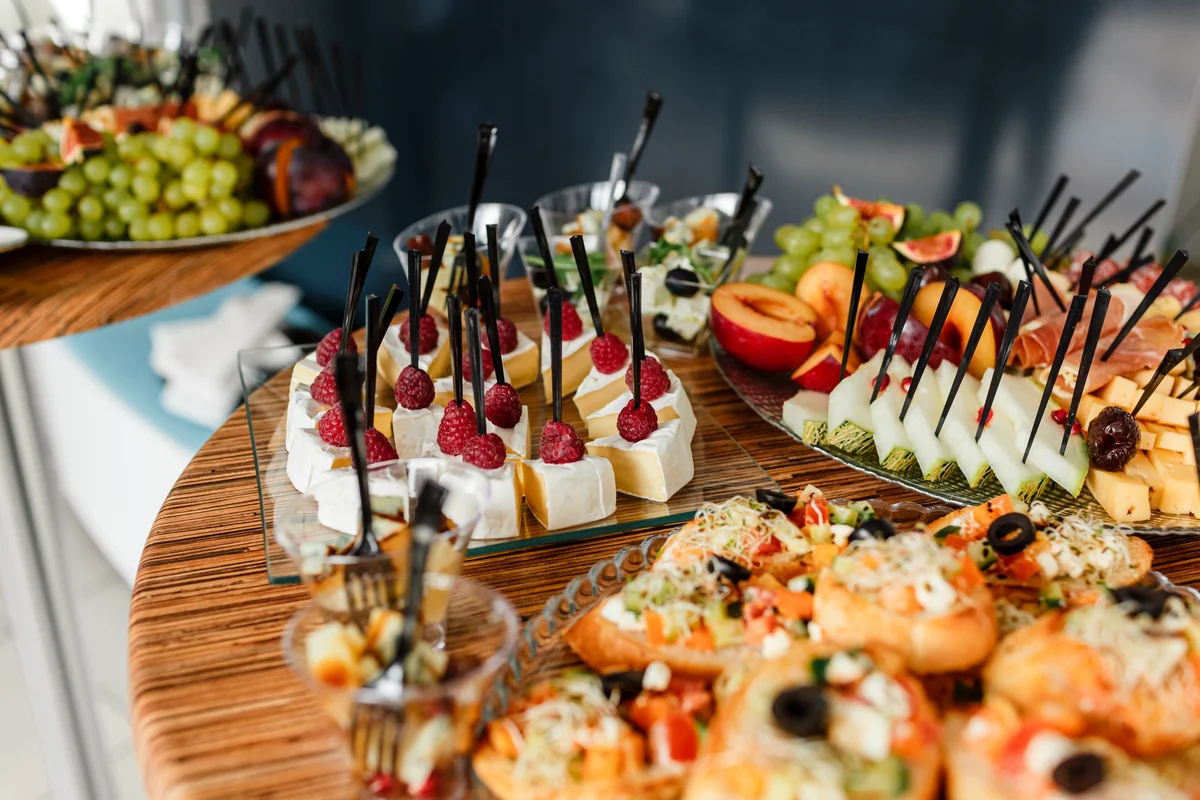 assorted appetizers