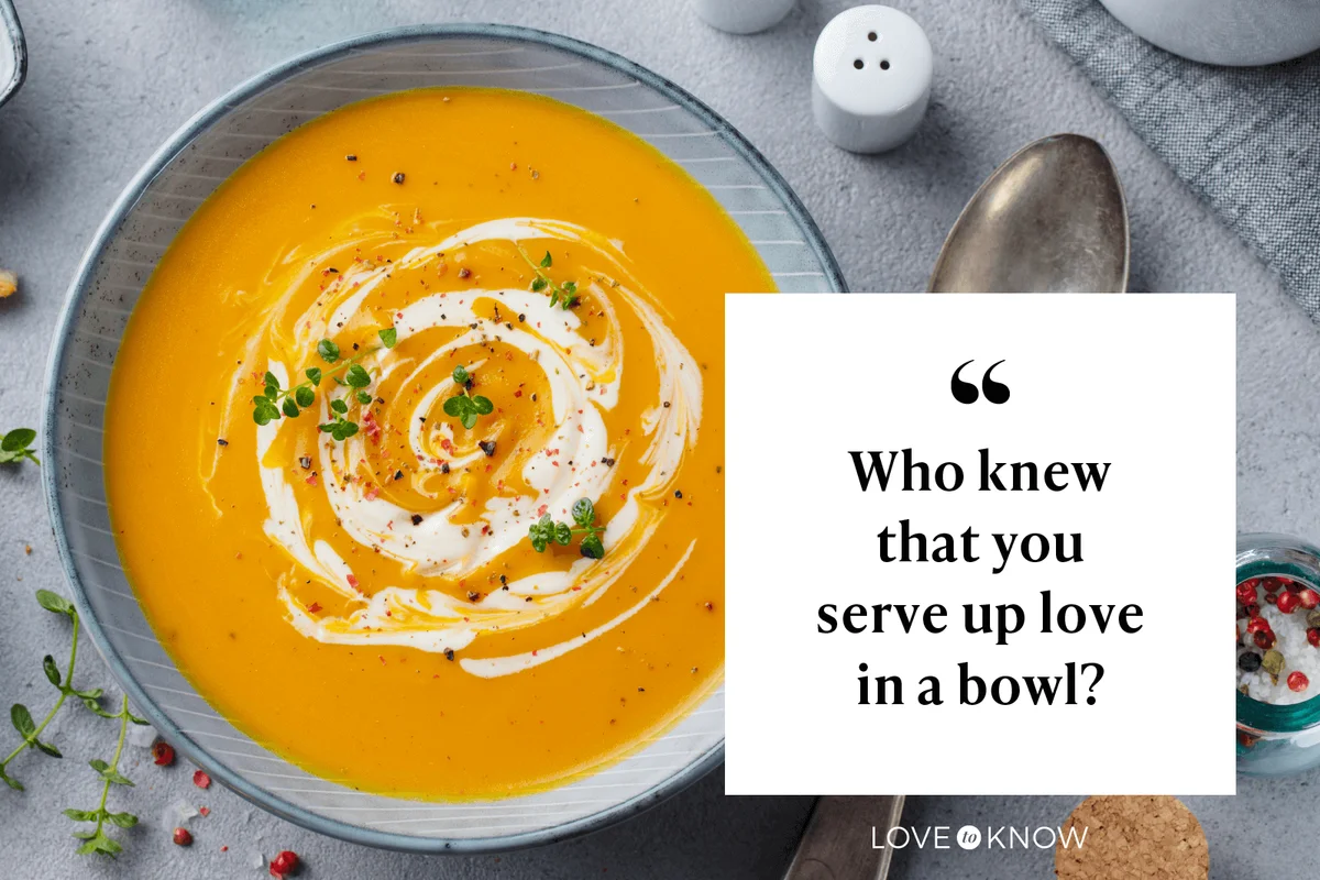 Who knew that you serve up love in a bowl? 
