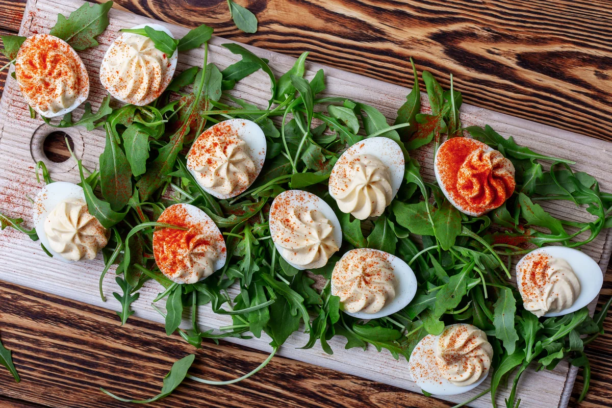 deviled eggs