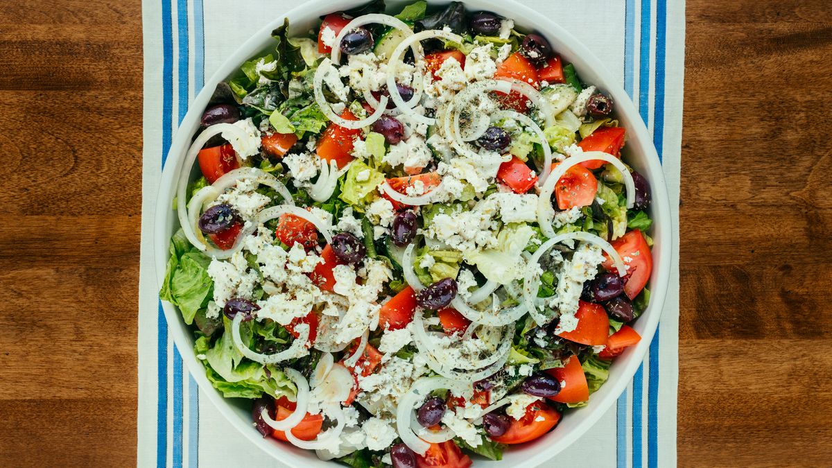 Crisp & Lemony Greek Salad Recipe to Break the Salad Rut