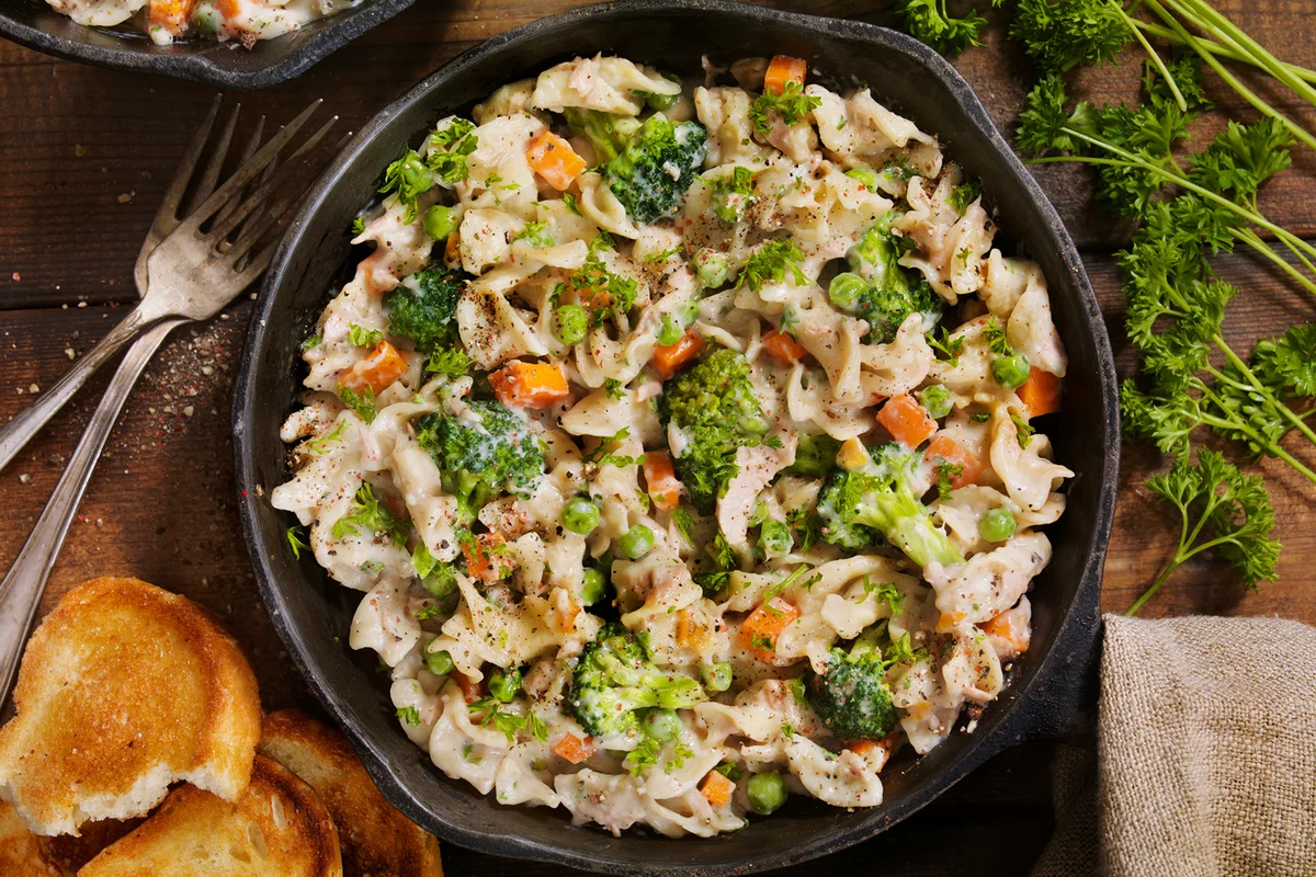 Creamy Tuna, Vegetable and Noodle Casserole