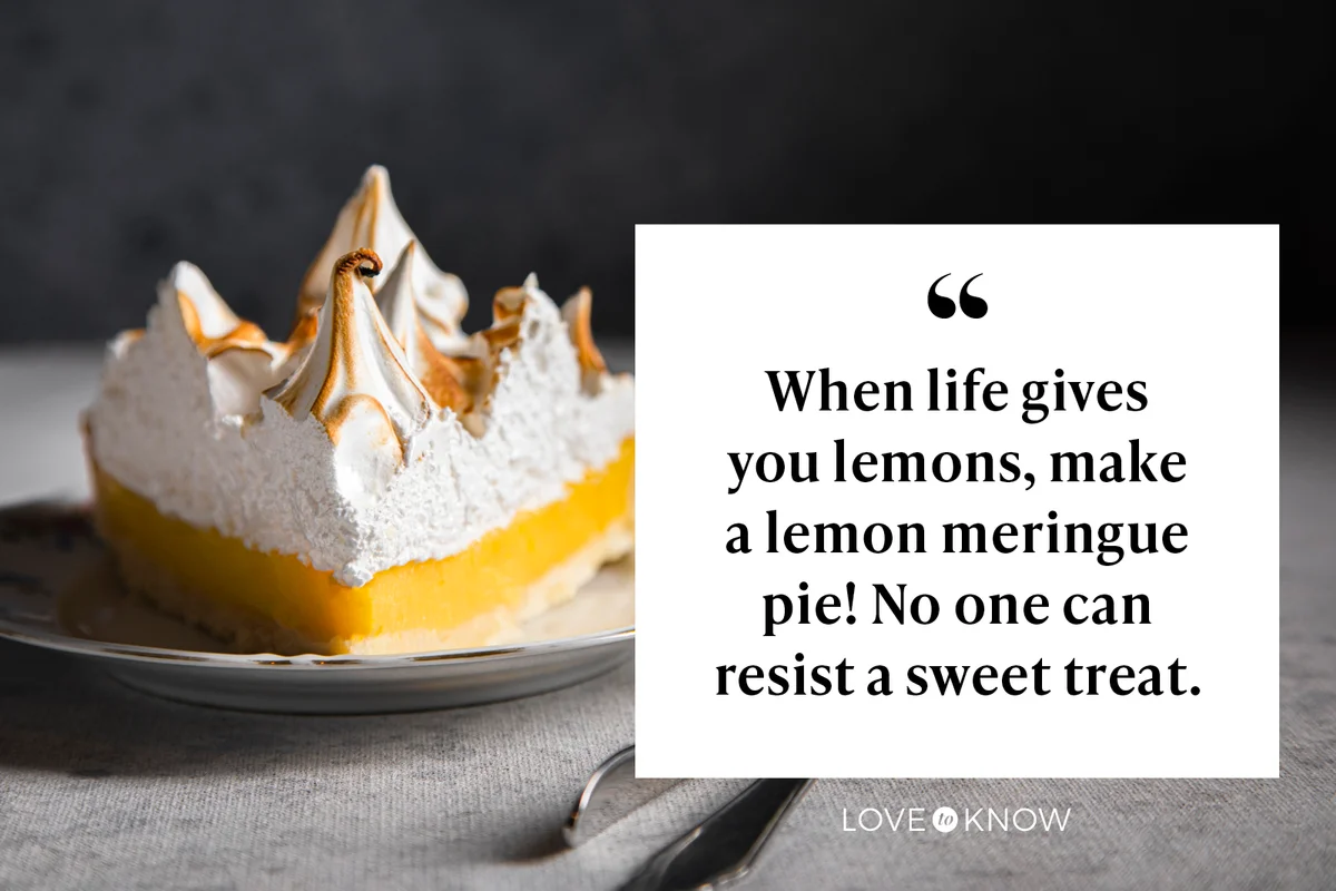 Slice of lemon meringue pie