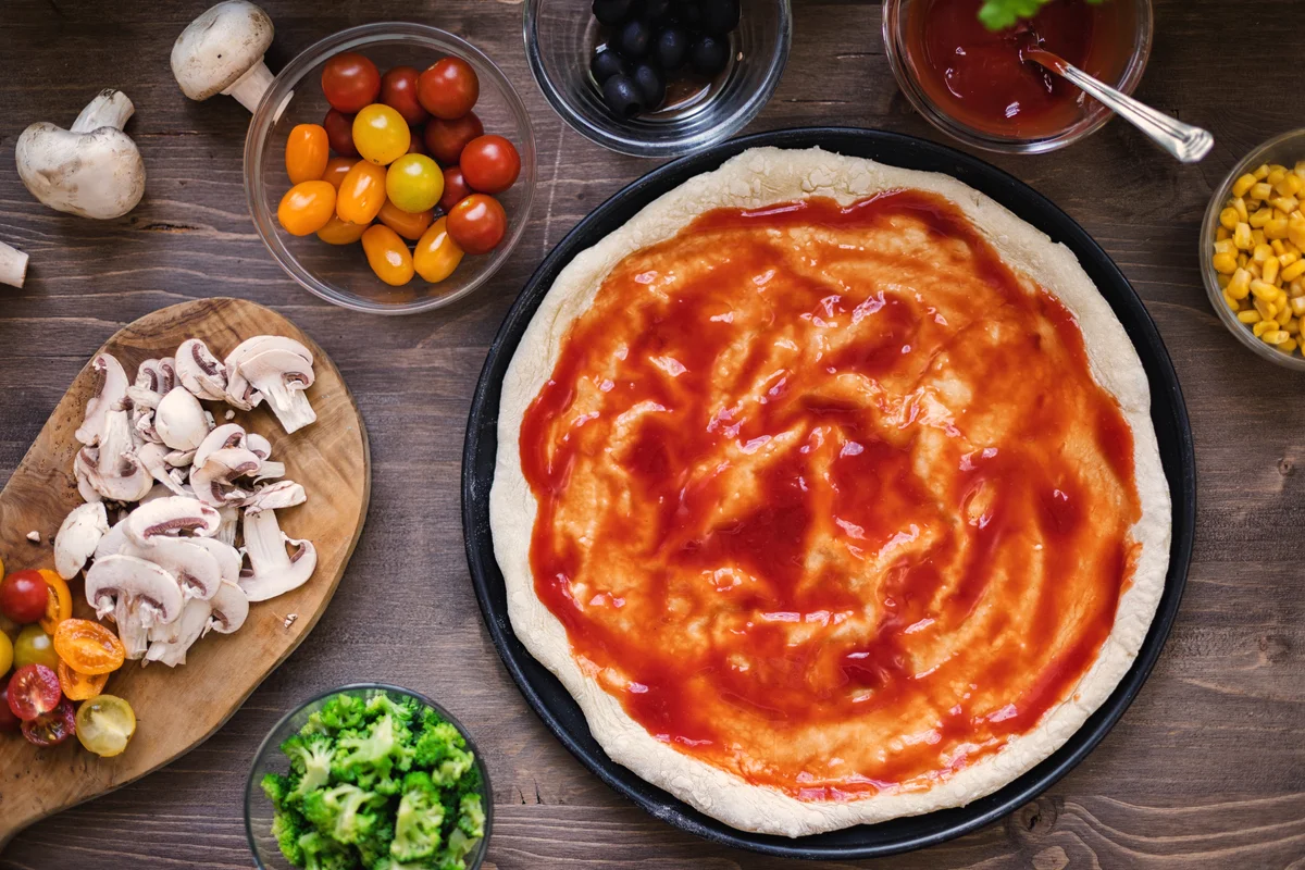 homemade pizza