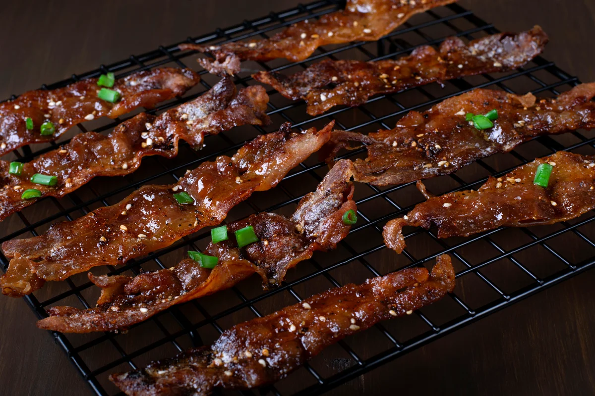 marinated bacon