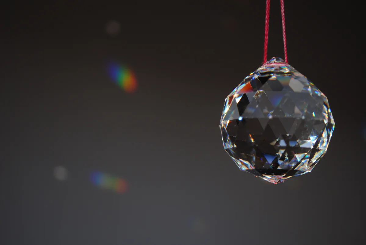 feng shui faceted crystal ball