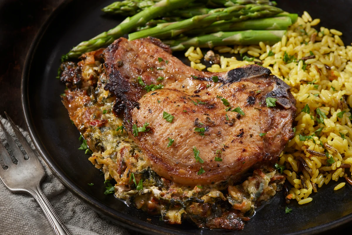 stuffed pork chop