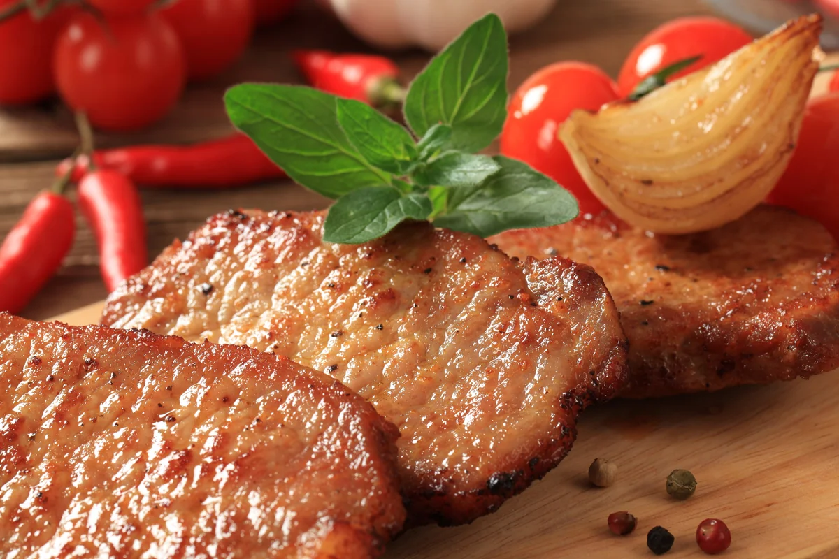marinated pork chop