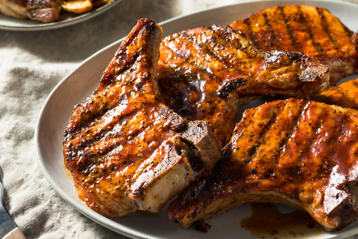 grilled pork chop