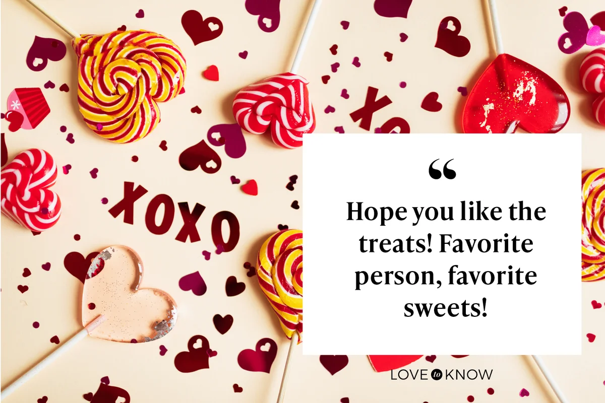 Heart shaped lollipops with red confetti and hearts