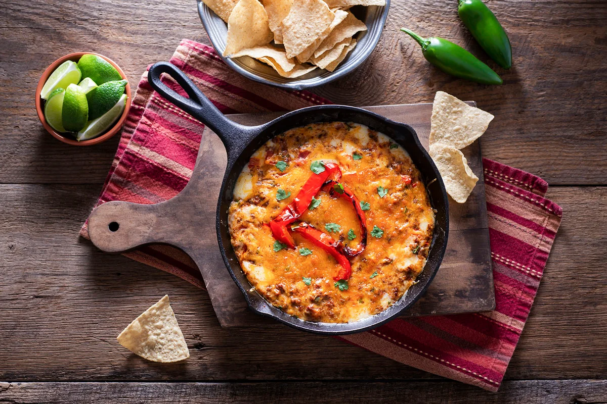 Skillet Melted Cheese