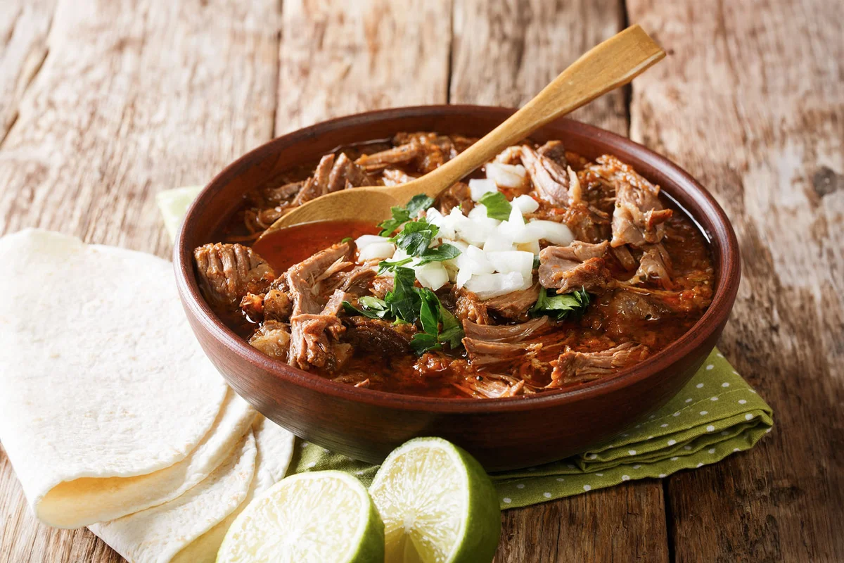 slowly stewed beef in a bowl