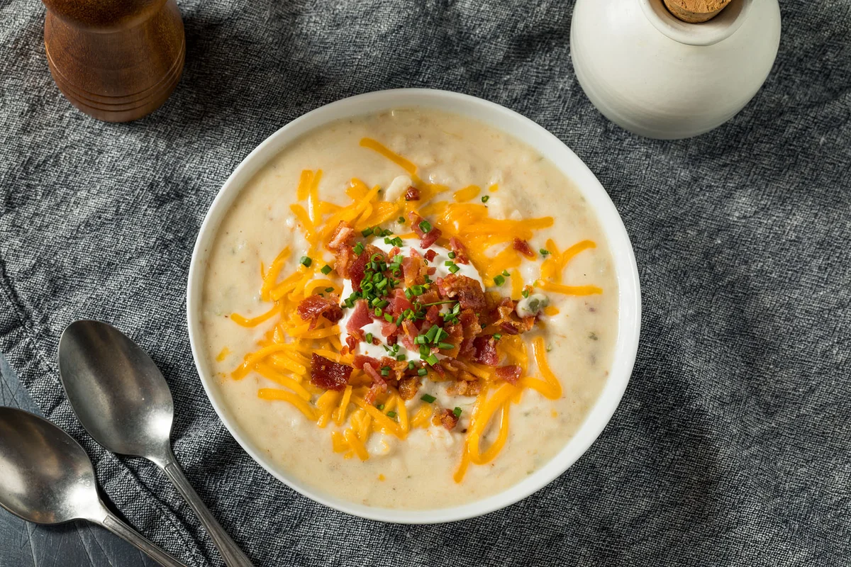 Savory Homemade Baked Potato Soup