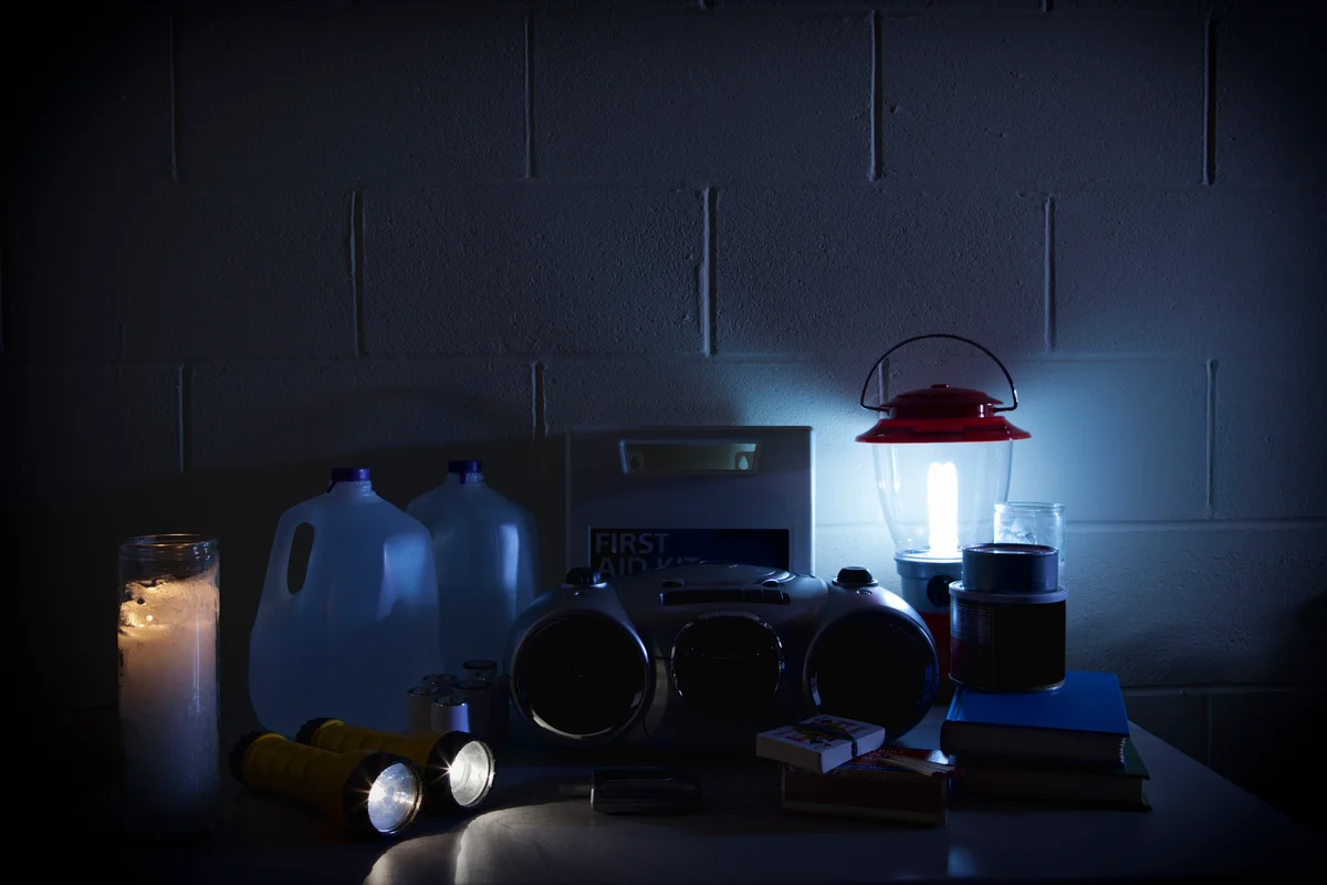materials for a power outage