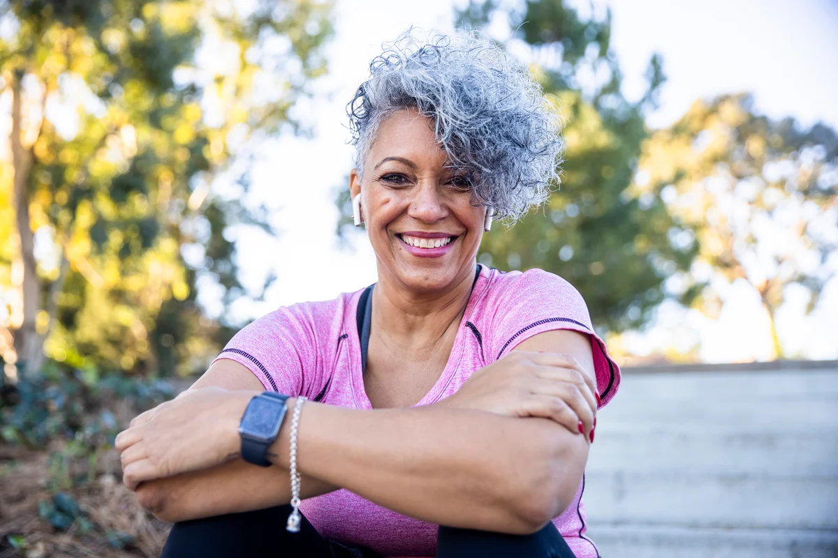 active beautiful woman