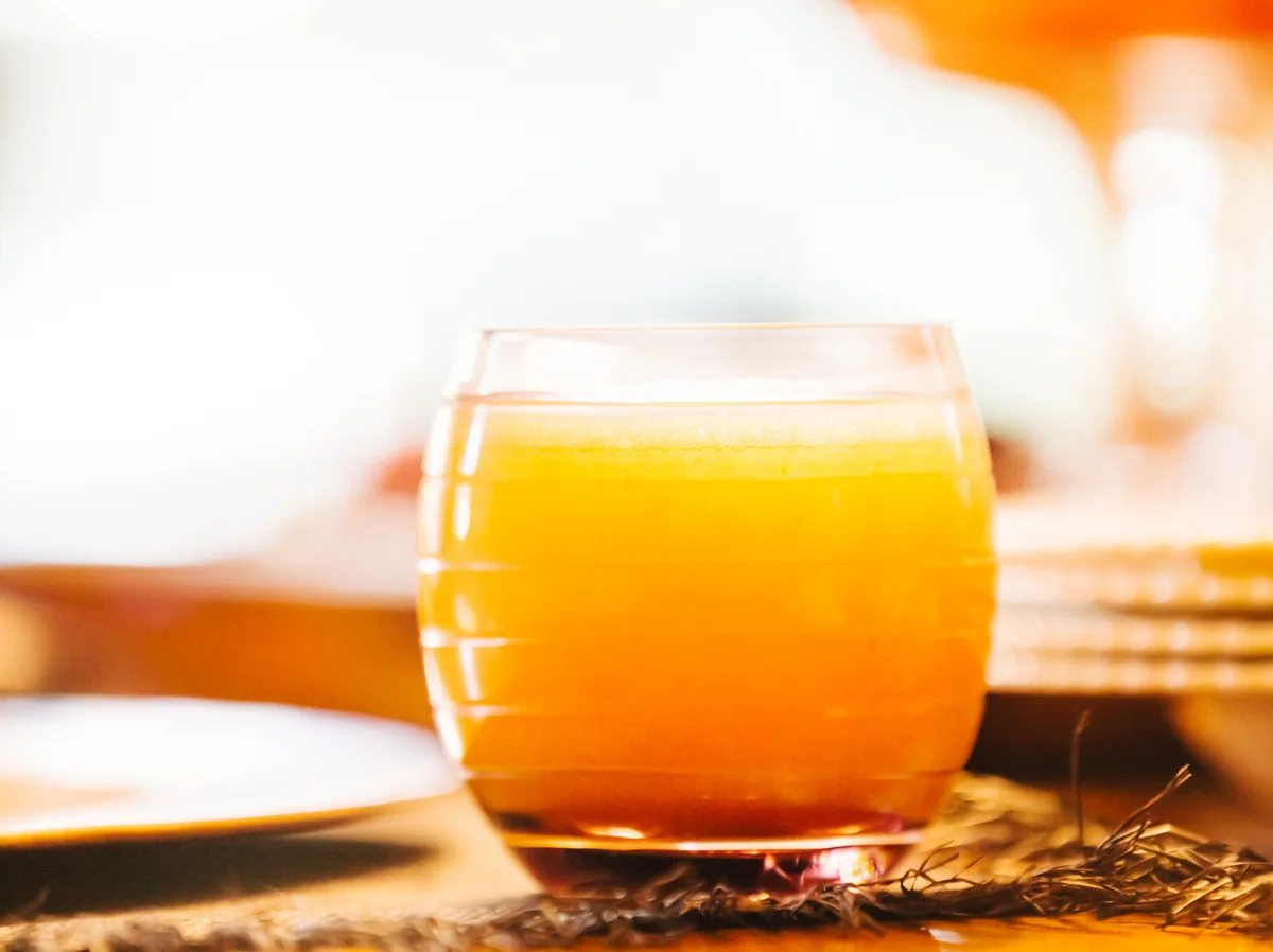 glass of OJ