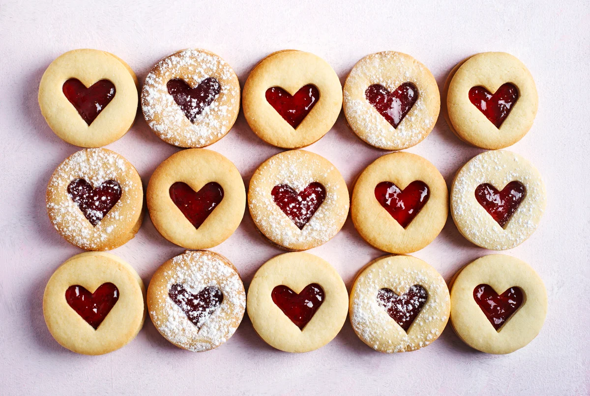 linzer cookies