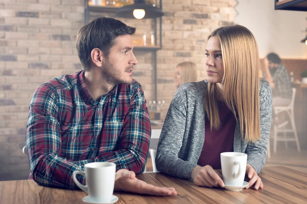 couple talking