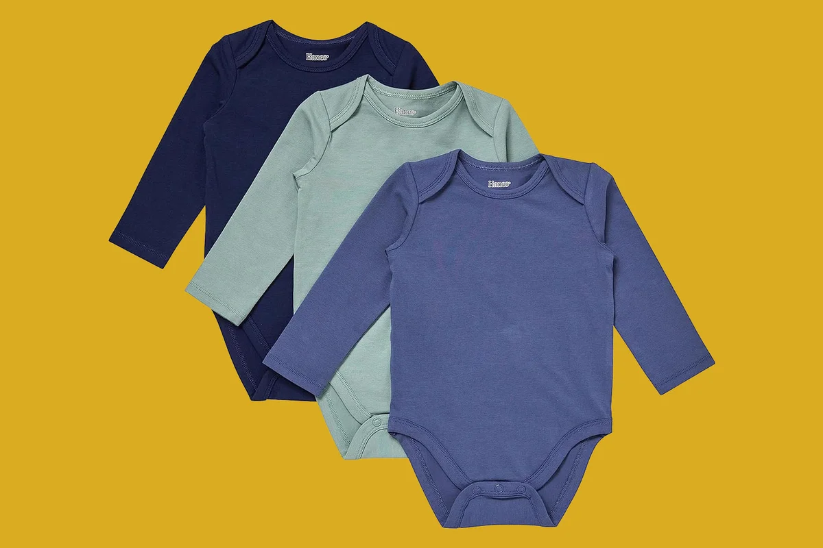 Hanes Baby Pure Comfort Organic Long Sleeve Bodysuit