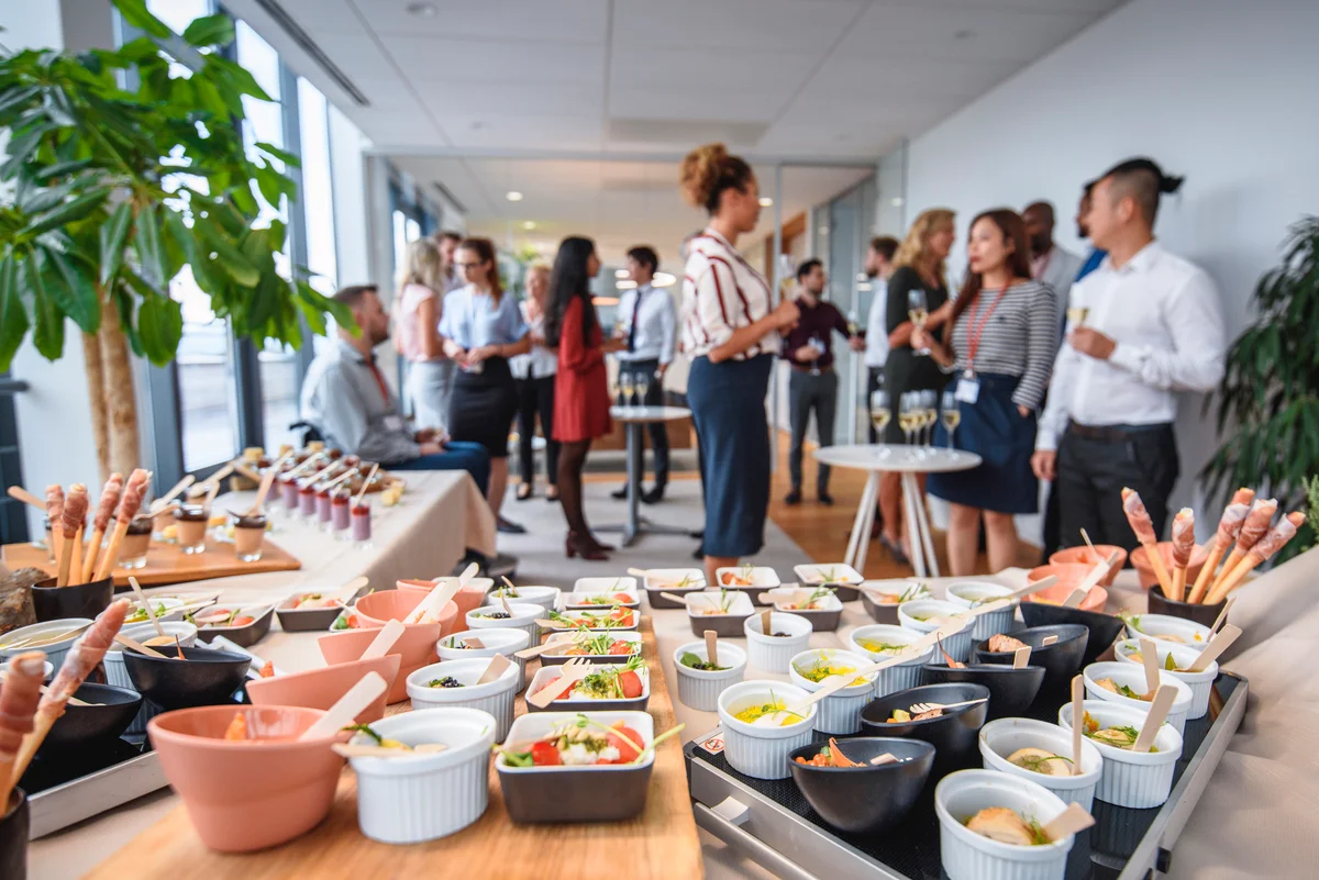 Buffet at Corporate Office Party