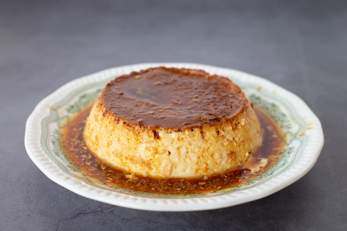 Spanish caramel flan