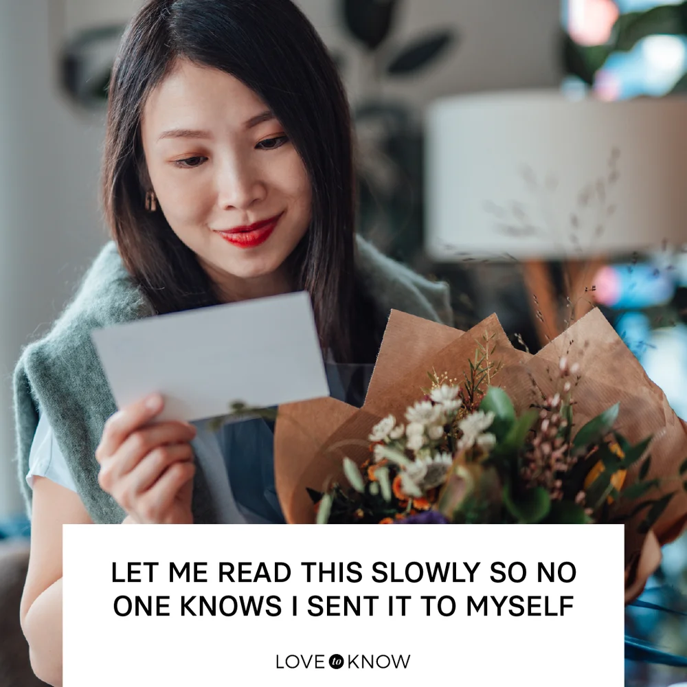 Let me read this slowly so no one knows I sent it to myself