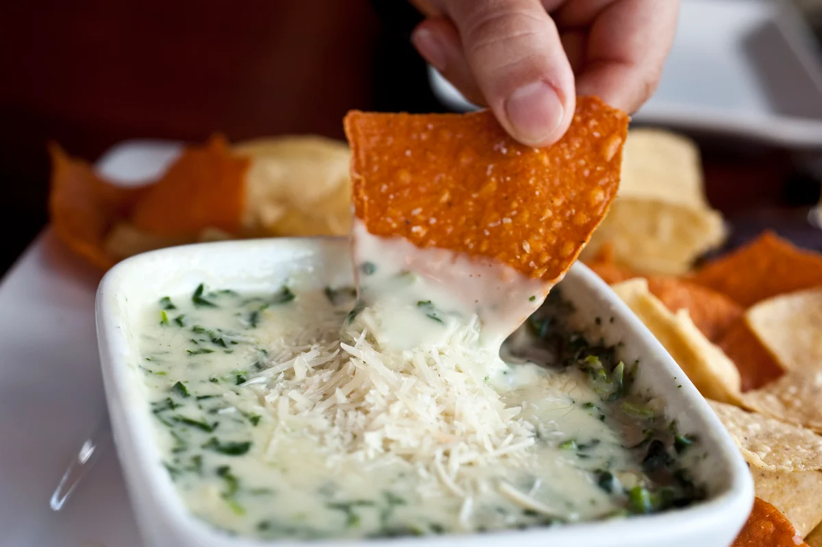 cheesy spinach dip