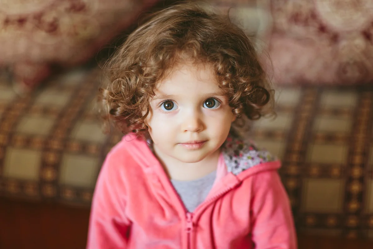 Portrait of a small girl
