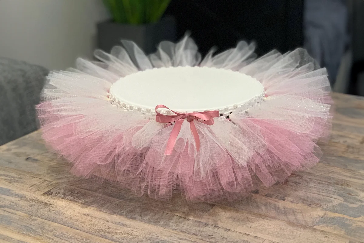 Cake stand tutu skirt