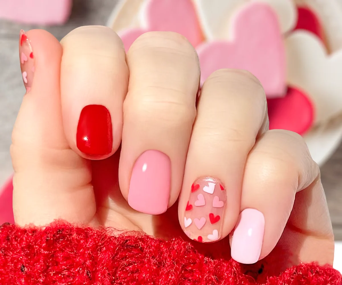 Crazy In Love Nail Wraps 100% Nail Polish Sticker Nail Strips