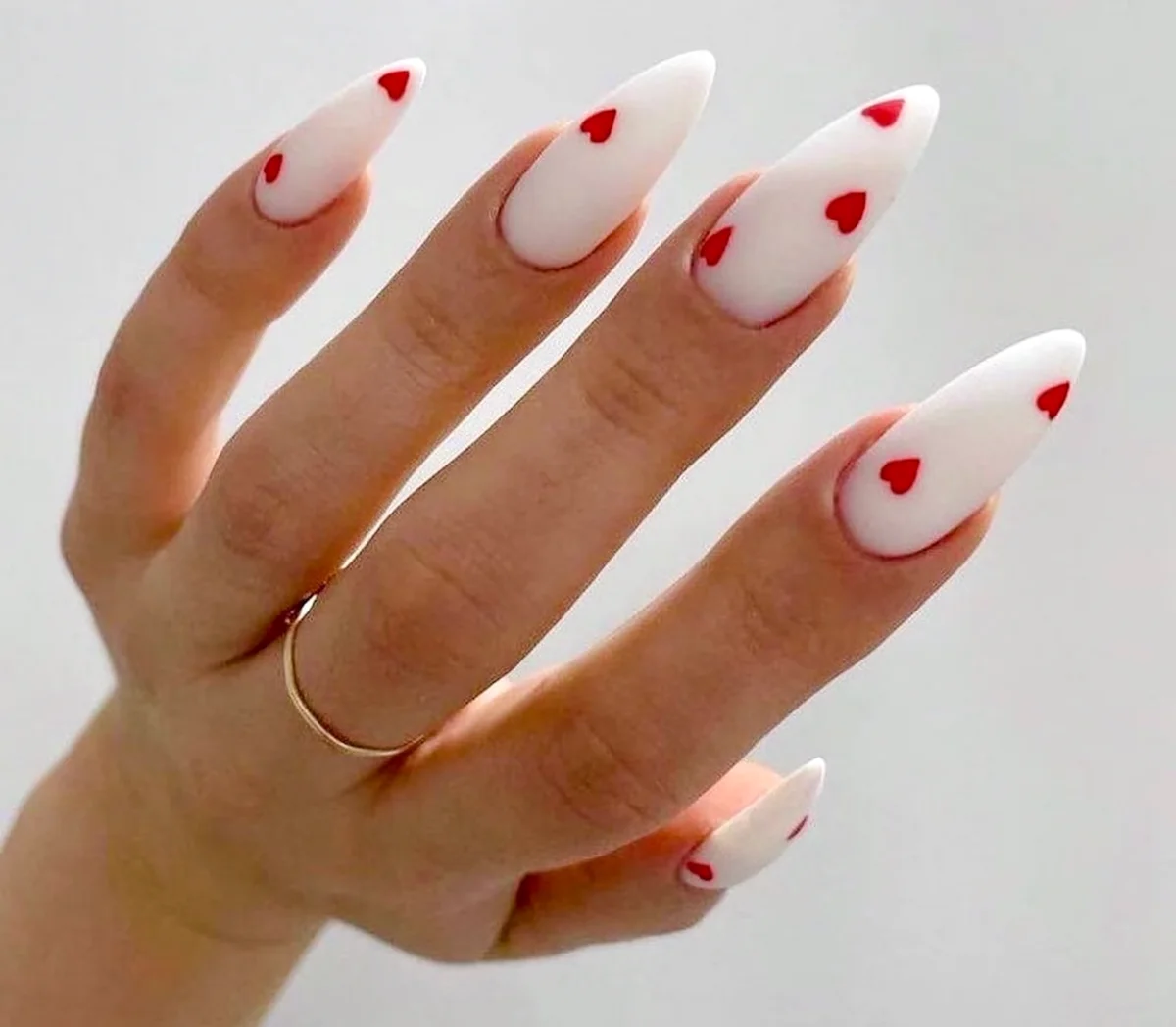 heart nails-valentines day nails press on nails