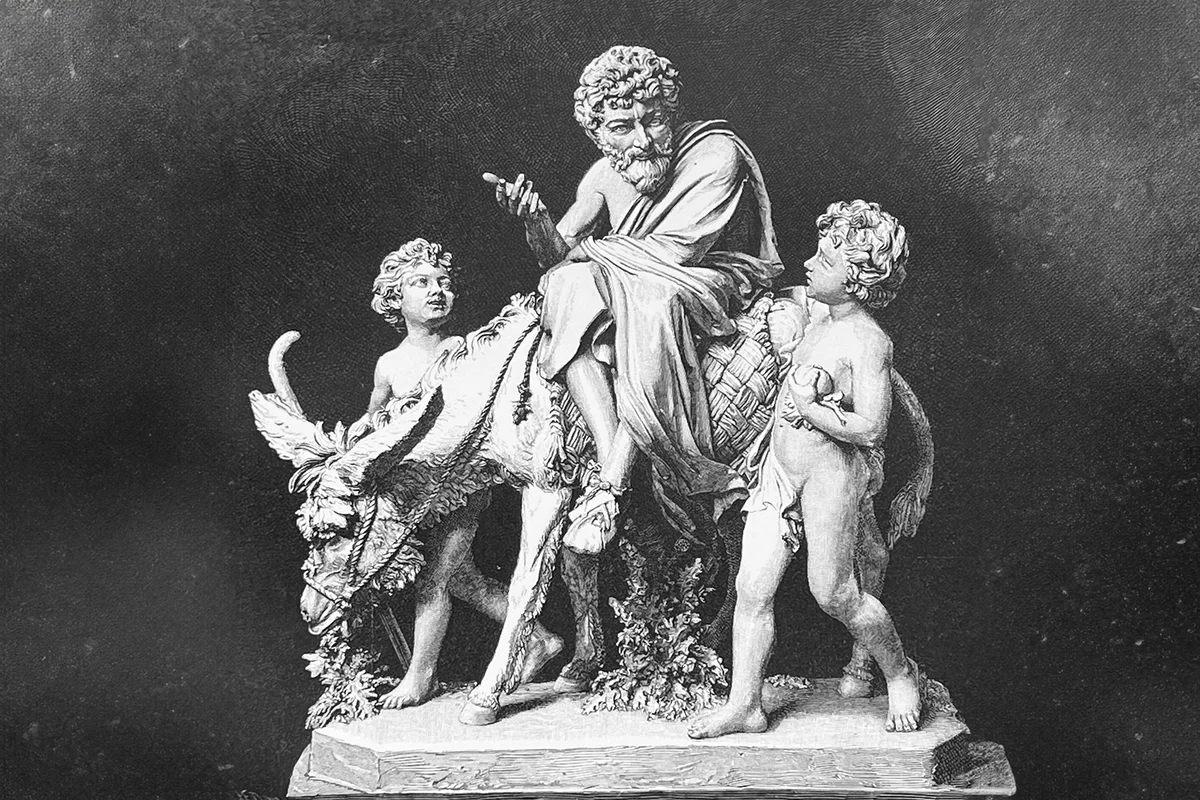 Aesop telling stories