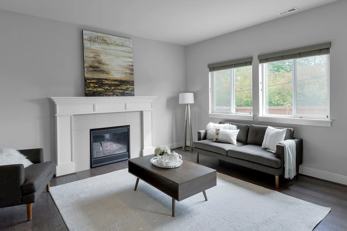 Luxury living room interior