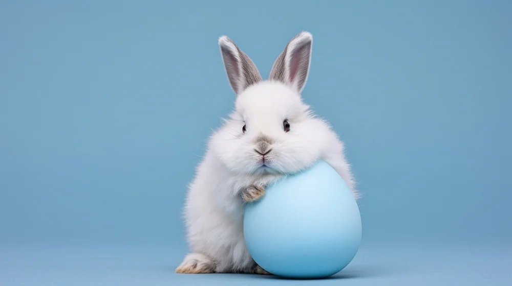 bunny with Easter egg