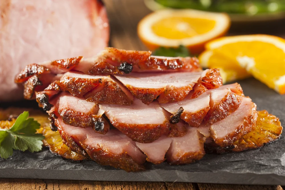 glazed ham