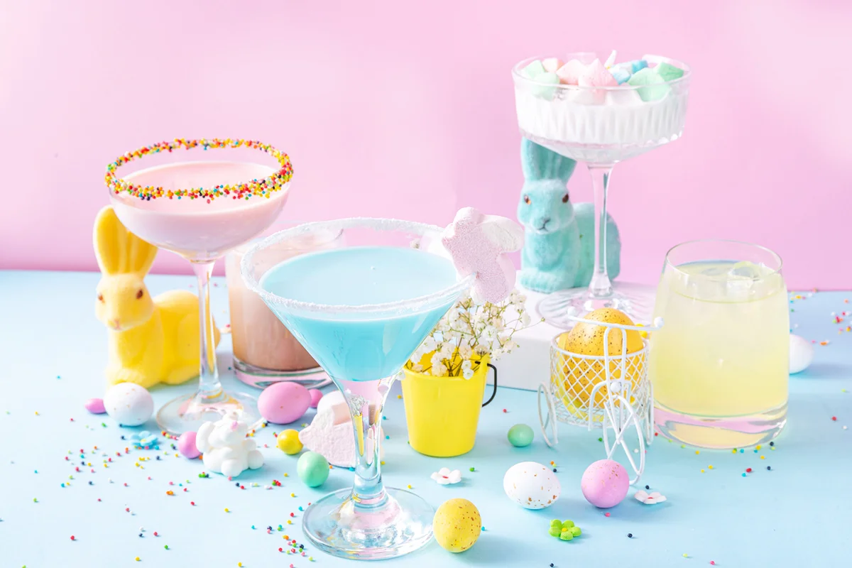 Easter party mocktails