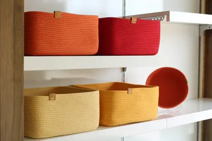 Square Cotton Rope Basket
