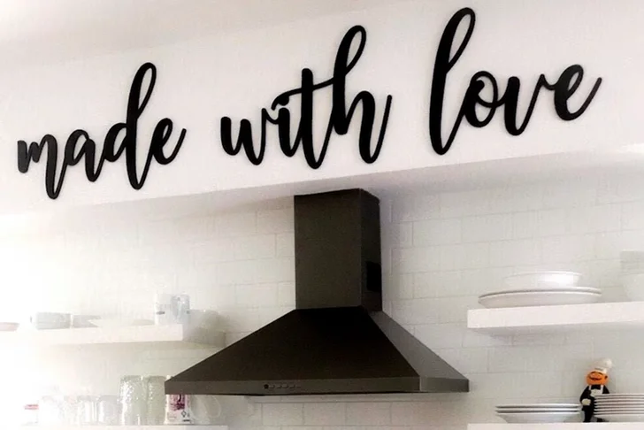 Made With Love Kitchen Sign