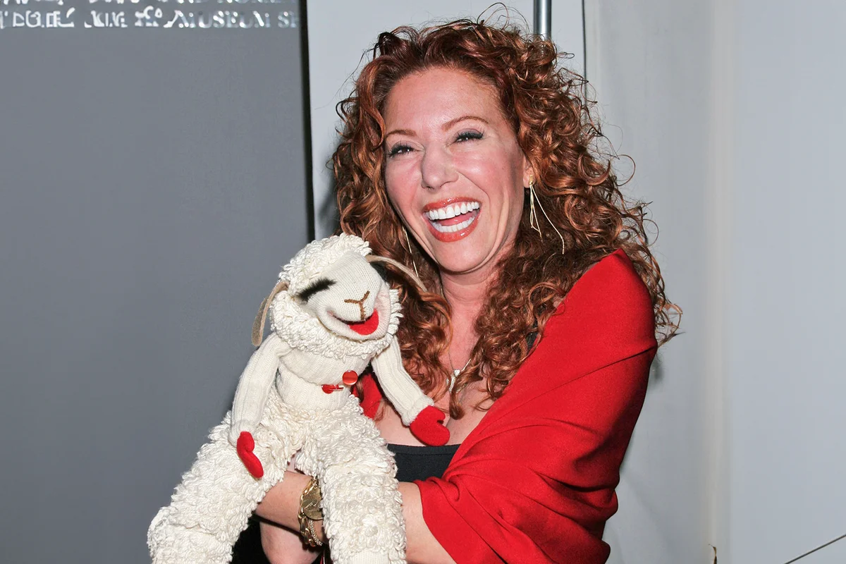 Mallory Tarcher and Lamb Chop at the Presentation of "She Made It: Women Creating Television and Radio"