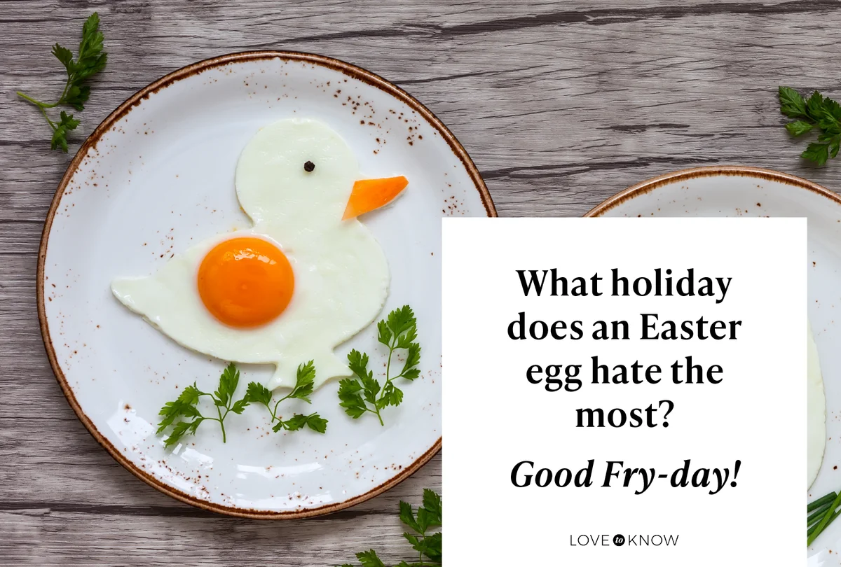 Easter breakfast for kids with shaped fried eggs on a plate