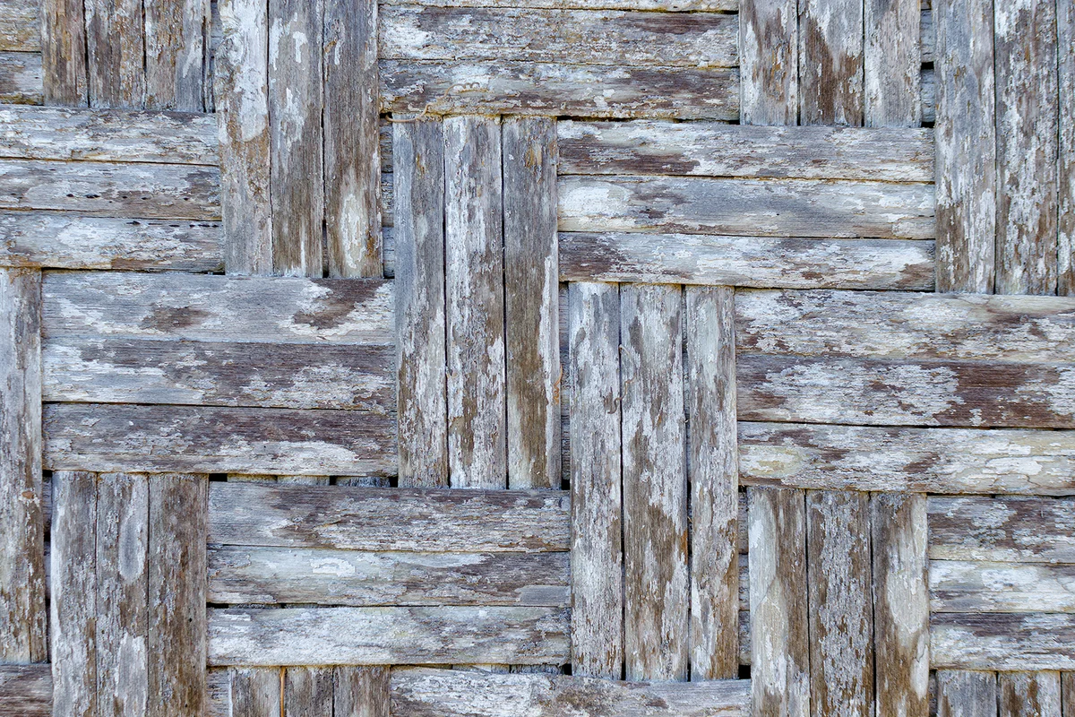 Old, moldy wood floor parquet