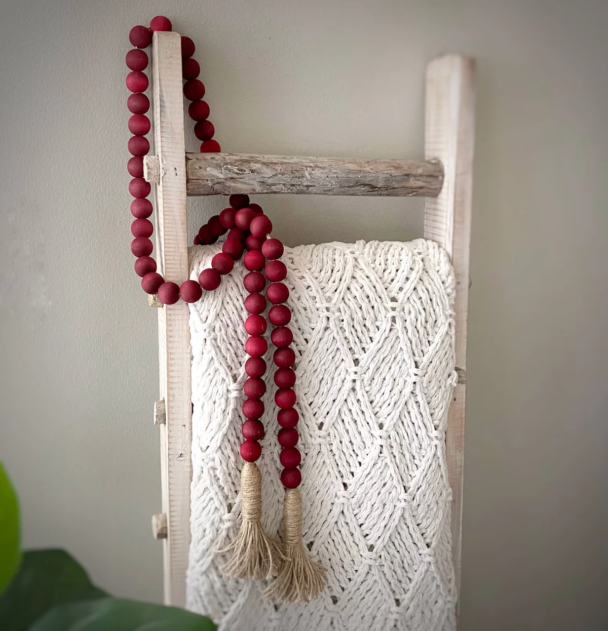 Wooden Bead Garland
